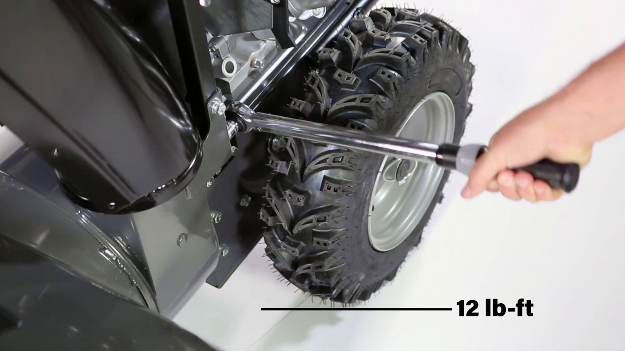 Dual-Stage Snow Blower Set-Up (1024 MDS, 1227 MDS or 1530 MDS)